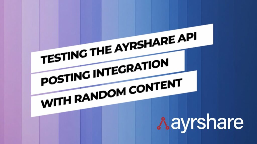 Testing Your Social Posting Integration With...