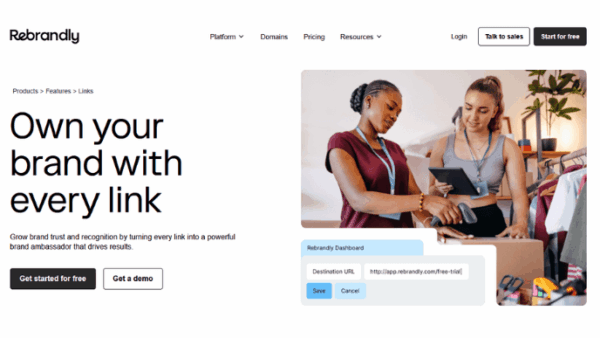 Best URL Shorteners –Rebrandly Premium