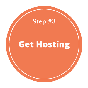 step 3- get hosting for your blog