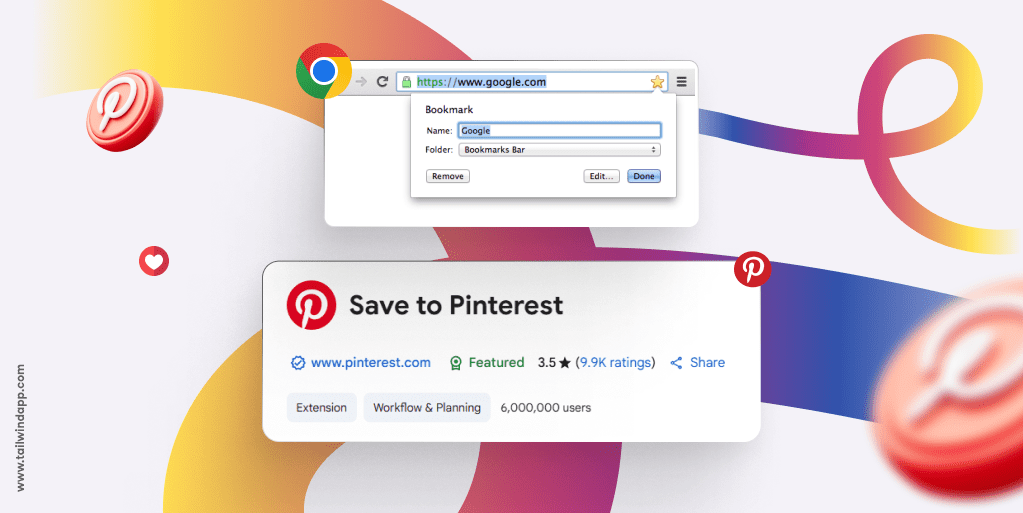 Pinterest Chrome Extension vs. Browser Bookmarks:...
