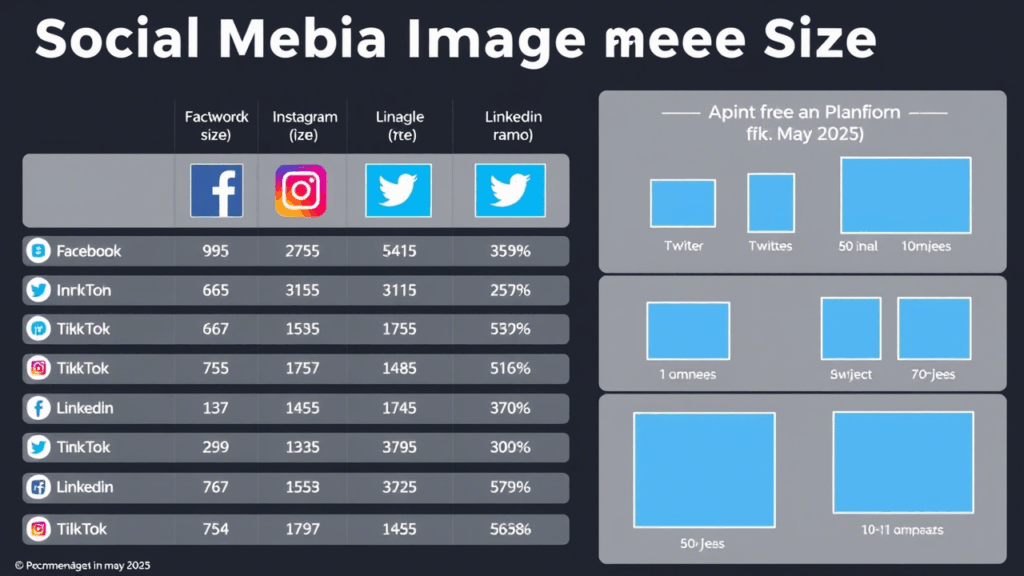 Social media image sizes for all...