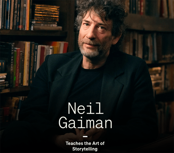neil gaiman teaches the art of storytelling